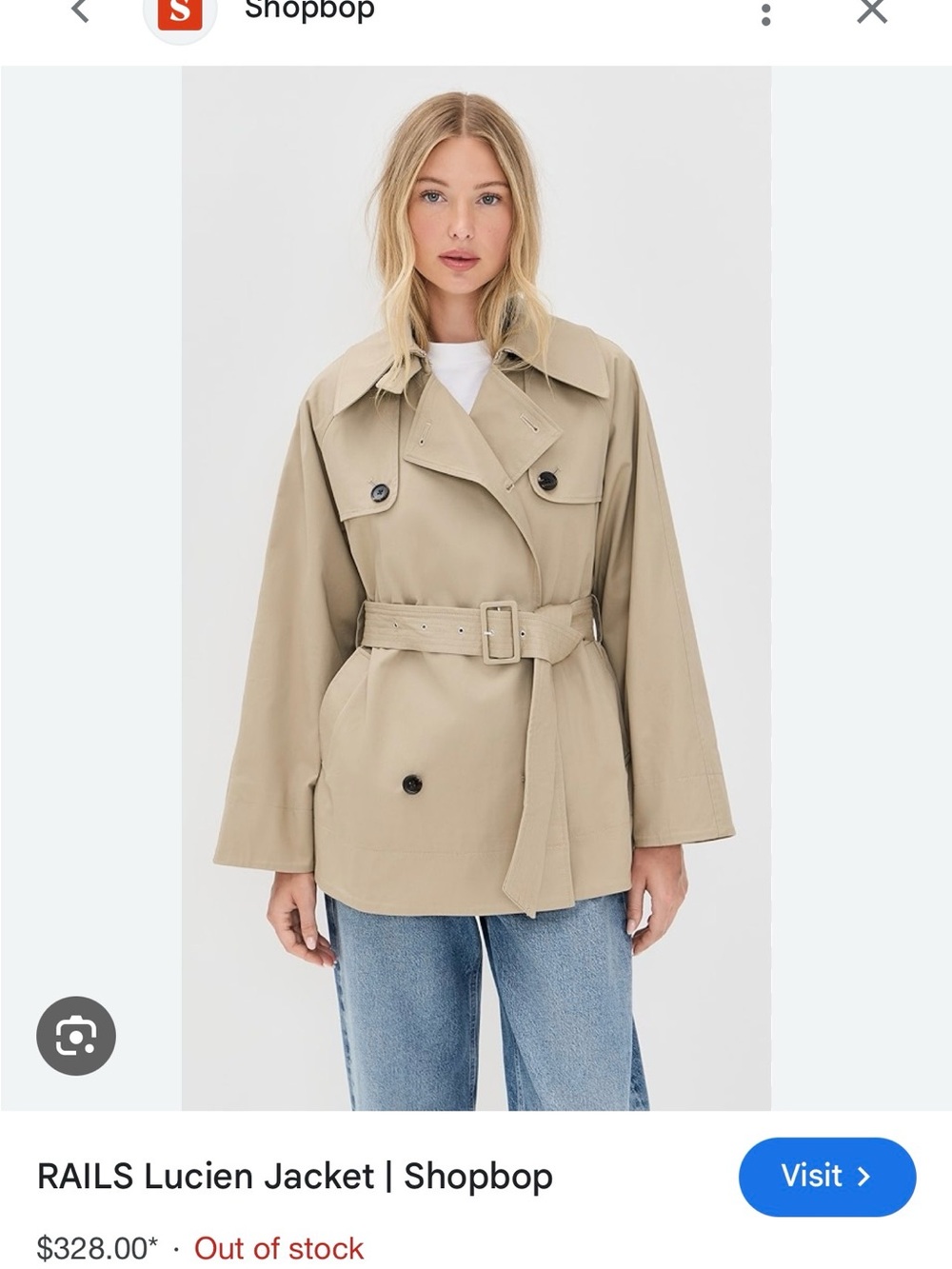 Rails “Lucien” trench - Picture 2 of 3
